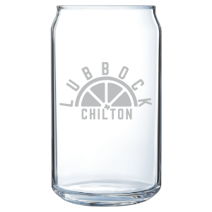 Lubbock Chilton Can Glass